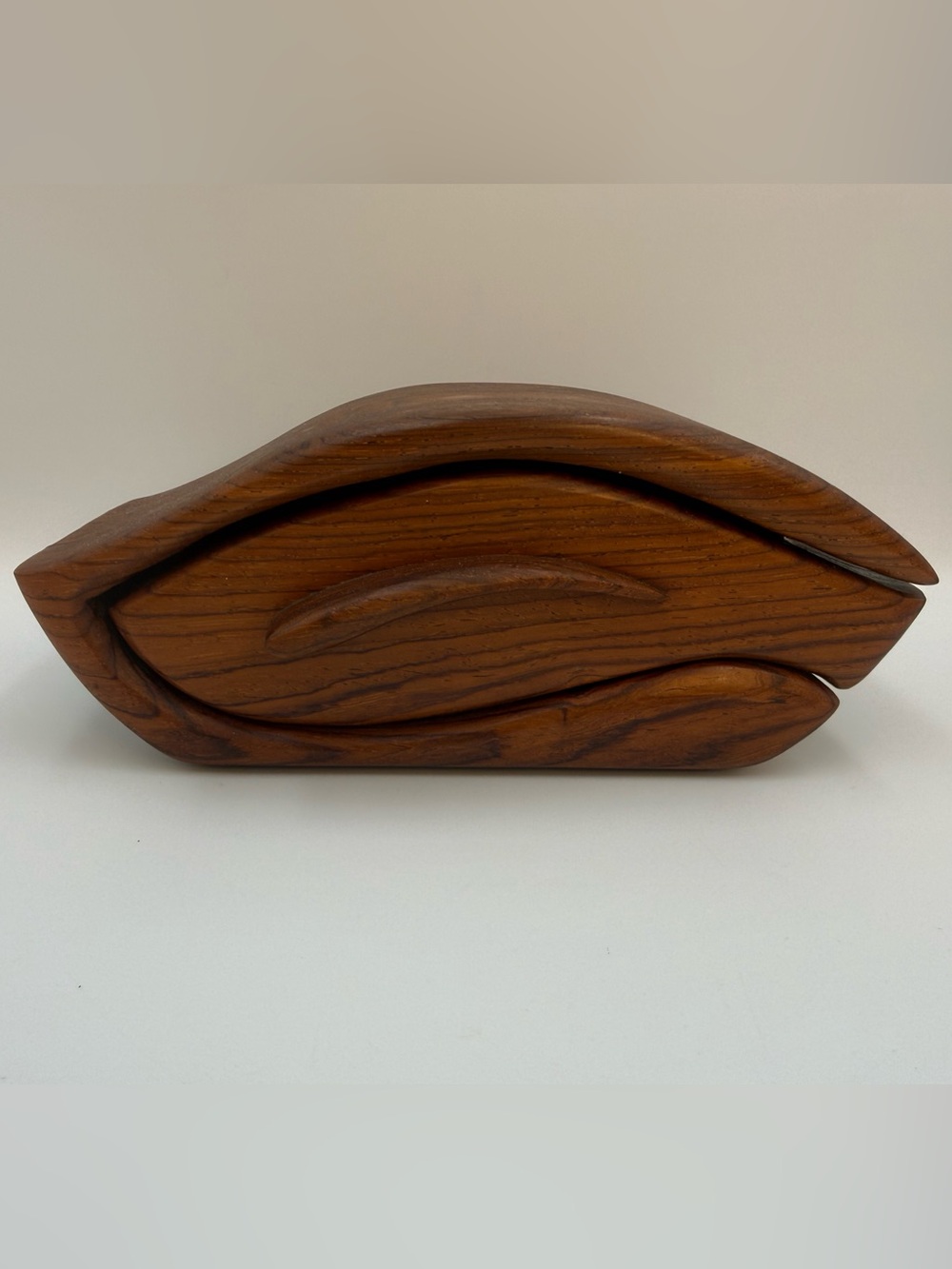 Vintage Wooden Bandsaw Jewellery Trinket Box, Handcrafted